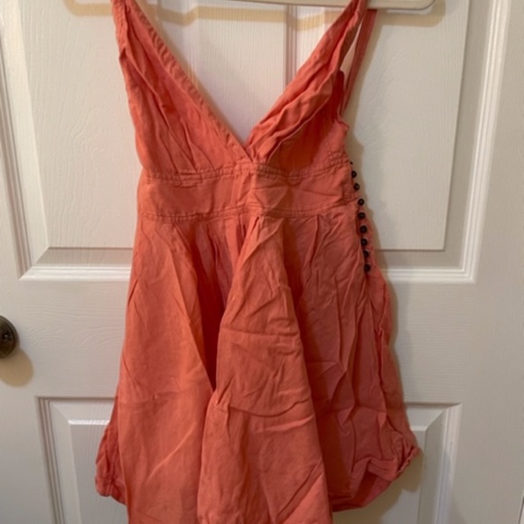 Free People Backless Linen Dress - Picture 2 of 3